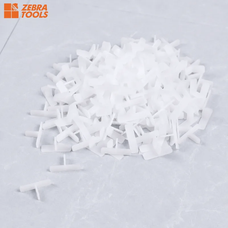 Cross tile spacers 1.0mm to 10.0mm size range — color-coded for quick identification