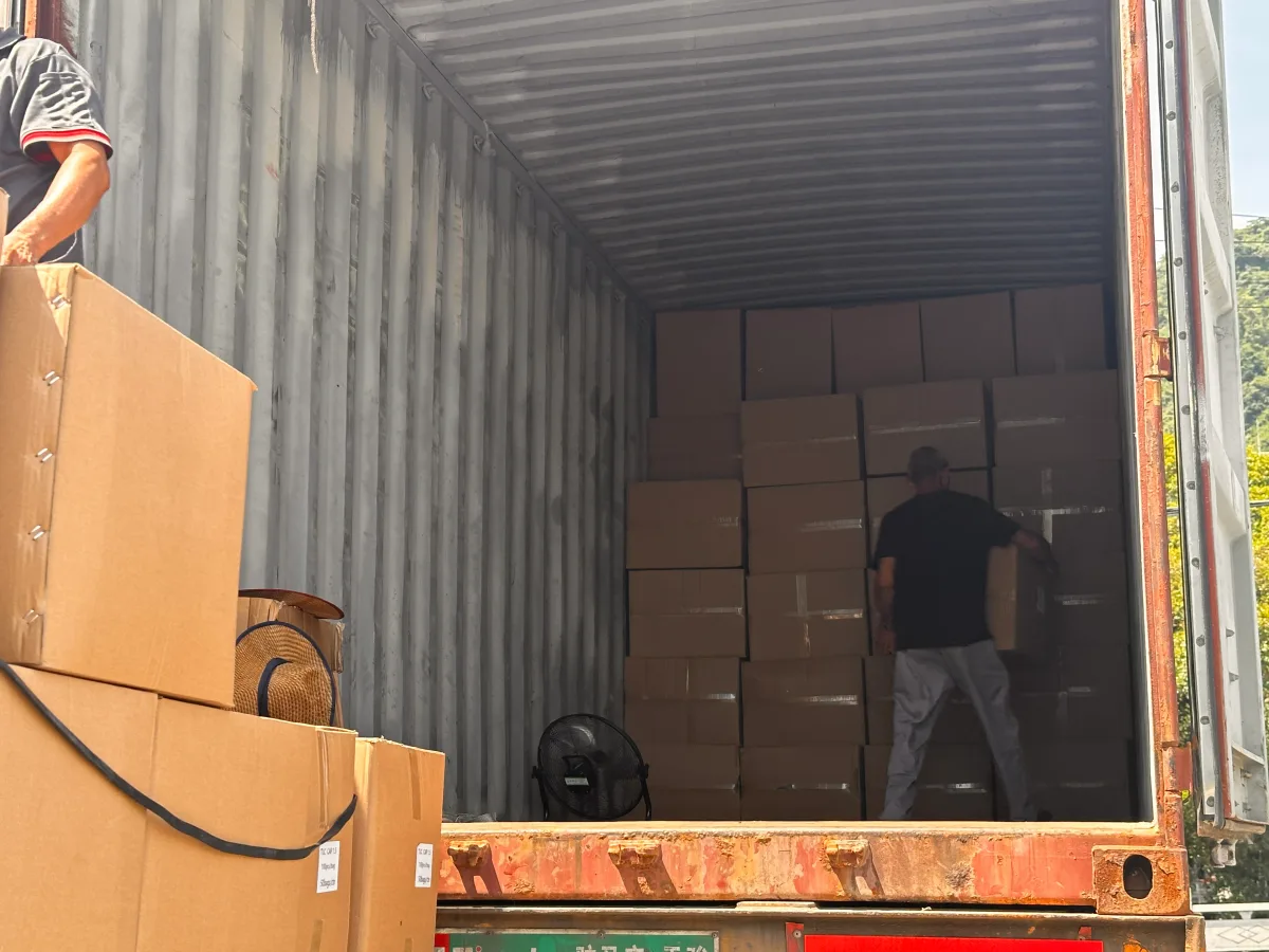 Container loading at Ningbo Port