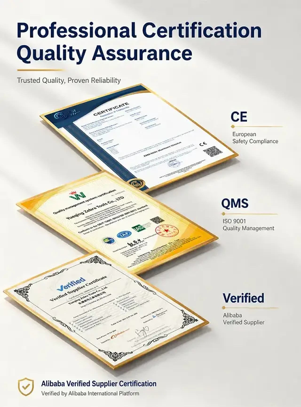 TÜV Rheinland Certification — Zebra Tools